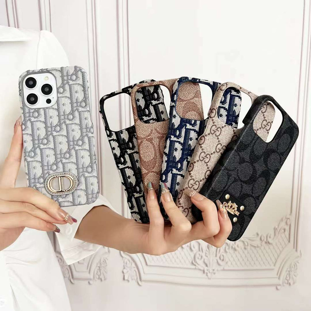 Fashion embroidery phone case for iPhone